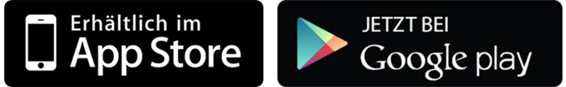 Logos App Store & Google Play store